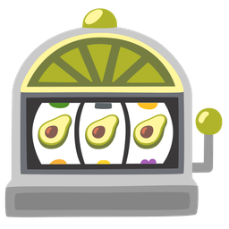 avocado and slot machine