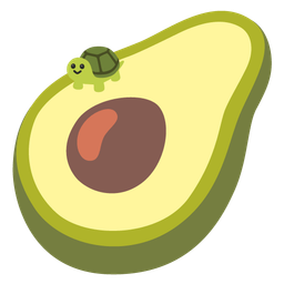 avocado and turtle