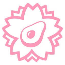 avocado and white flower