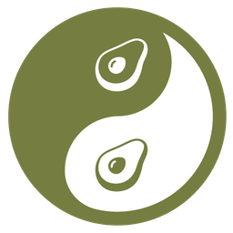 avocado and yin yang