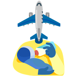 Baby bottle and Airplane