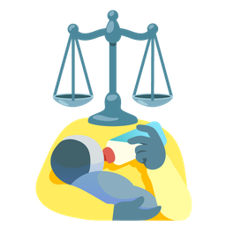 Baby bottle and Balance scale