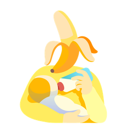 Baby bottle and Banana