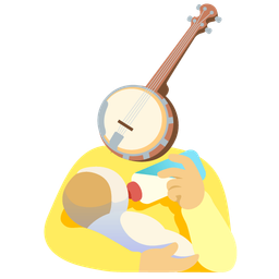 Baby bottle and Banjo