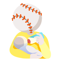 Baby bottle and Baseball