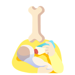 Baby bottle and Bone