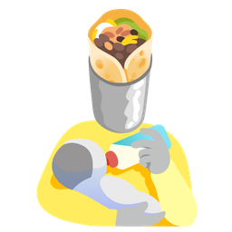 Baby bottle and Burrito