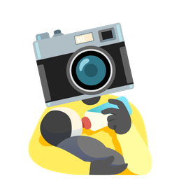 Baby bottle and Camera