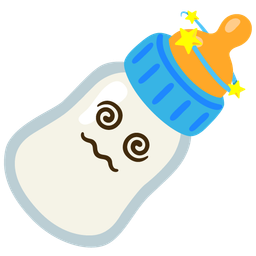 Baby bottle and Dizzy