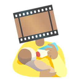 Baby bottle and Film frames