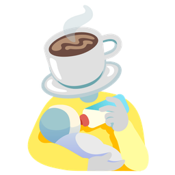 Baby bottle and Hot beverage