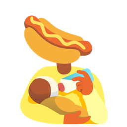 Baby bottle and Hot dog