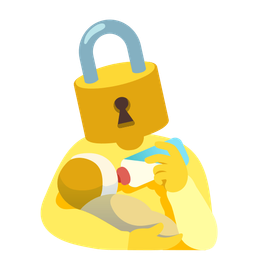 Baby bottle and Locked