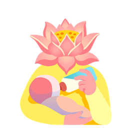 Baby bottle and Lotus