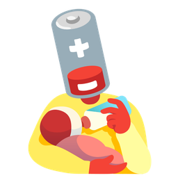 Baby bottle and Low battery