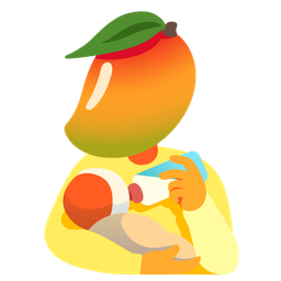 Baby bottle and Mango