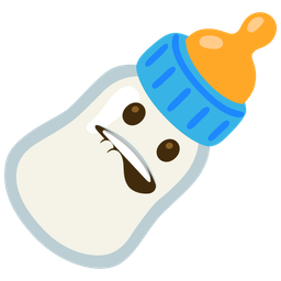 Baby bottle and Mouth