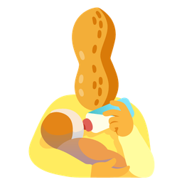 Baby bottle and Peanuts