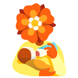 Baby bottle and Rosette