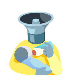 Baby bottle and Speaker low volume