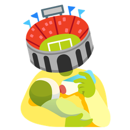 Baby bottle and Stadium