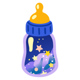 Baby bottle and Telescope