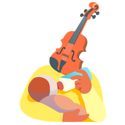 Baby bottle and Violin