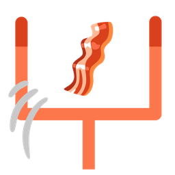 bacon and american football