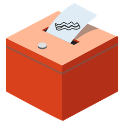 bacon and ballot box with ballot