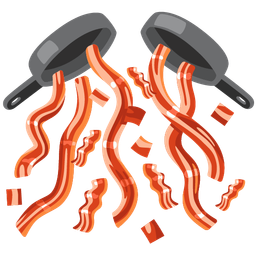 bacon and confetti ball