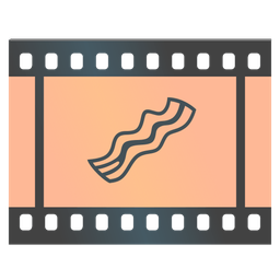 bacon and film frames