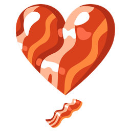 bacon and heart exclamation