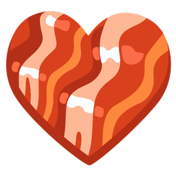 bacon and heart suit