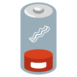 bacon and low battery