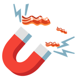 bacon and magnet