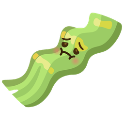 bacon and nauseated face