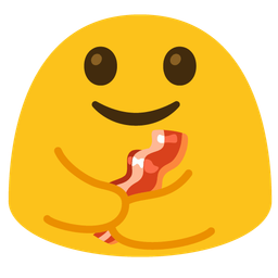 bacon and people hugging