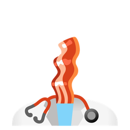 bacon and stethoscope