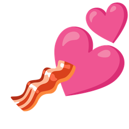 bacon and two hearts