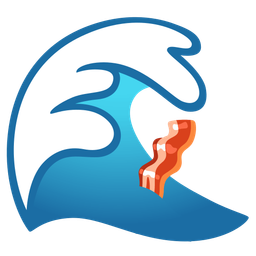 bacon and water wave