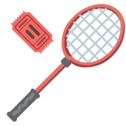 badminton and admission tickets