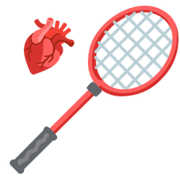 badminton and anatomical heart