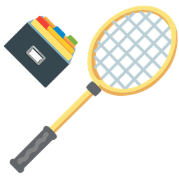 badminton and card file box