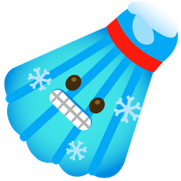 badminton and cold face