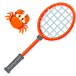 badminton and crab