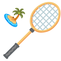 badminton and desert island