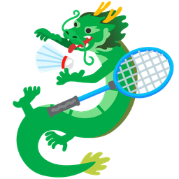 badminton and dragon
