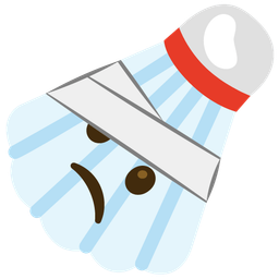 badminton and face with head-bandage