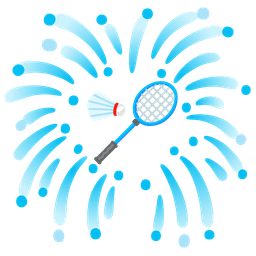 badminton and fireworks