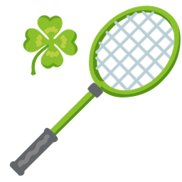 badminton and four leaf clover
